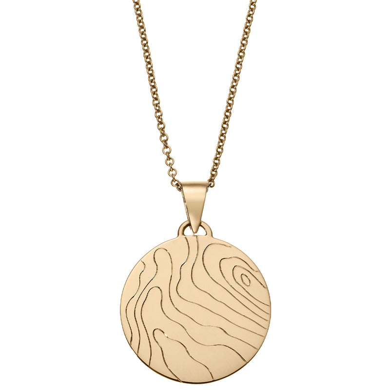 Contour Disc Pendant